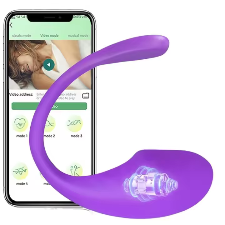 Empaque privado SEXY APP Control Vibrador Dildo para Huevo Vibrante Bragas Femeninas Juguete Sexual Suministros para Adultos Estimulador de Punto G Masajeador. - 1