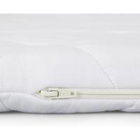 Tope para colchón de Espuma (160W x 200L x 6H cm de Altura, con Funda Lavable), Color Blanco - details 5