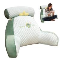 Almohada de lectura triangular de seda Ideal para embarazadas, respaldo grande, almohadas para sofá y cama - details 26