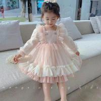Vestido de Princesa para Niñas Manga Larga Perfecto para Primavera Otoño - details 1