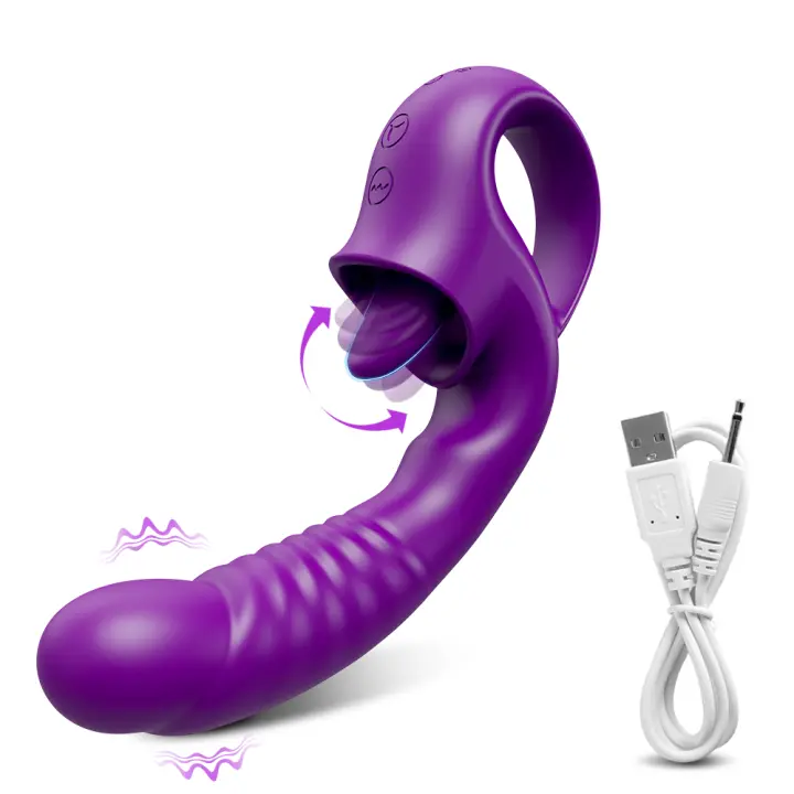 Vibrador de punto G para mujer, consolador oscilante de 20 modos, pezón y clítoris, estimulación múltiple, productos para adultos, Juguetes sexuales - 1