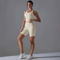 Conjunto de Yoga para Mujer Chándal Deportivo sin Mangas de Cintura Alta para Correr, Pedalear, Gimnasio Zapatillas y Ropa Deportiva - details 17