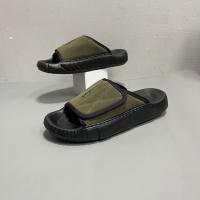 Nuevas sandalias de cuero transpirables de una palabra de arrastre para hombres versión coreana versátil para jóvenes zapatillas británicas de moda - details 23