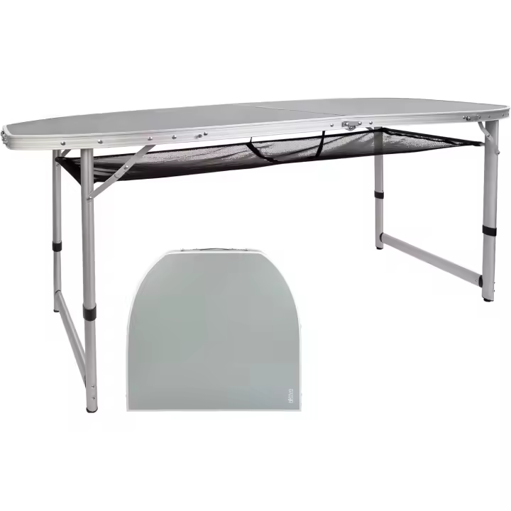 Plegable Grande, Camping, jardín, Mesa Multiusos Resistente, - 1