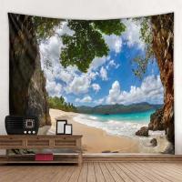 Tapiz de playa Tropical nórdico, Mandala colgante de pared Hippie, decoración de dormitorio, tapiz psicodélico, tapiz bohemio, 6 tamaños - details 22