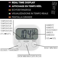 Termómetro interior Higrómetro, Indicador digital de temperatura y humedad, 5 AÑOS de Garantía, Alta precisión - details 3