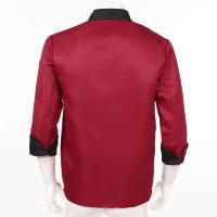 Ropa de Chef de manga larga, uniforme de cocina para restaurante, abrigo de Chef para hombres y mujeres, chaquetas de trabajo de camarero, uniforme profesional general - details 66