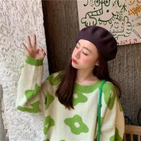 2024 ins nueva moda mujer suéteres invierno mujeres suéteres de flores sobre tamaño mujeres pullover suéteres - details 25