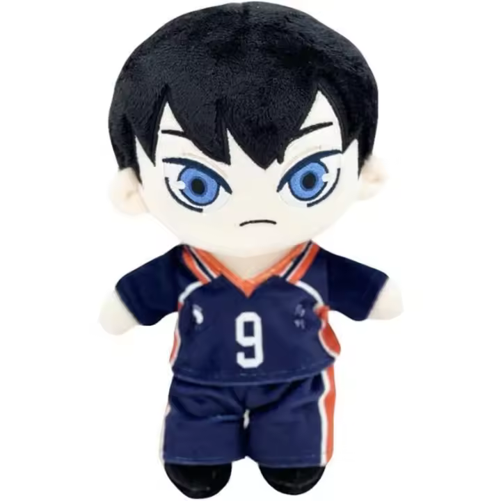 Almohada de peluche Tobio Kageyama de 25cm/9,84 ", figura de Anime, cojín de dibujos animados, regalos de cumpleaños, decoración de sofá - 1