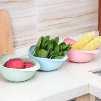 Colador de Arroz de Plástico Escurridor de Cocina con Asas Herramienta de Cocina para Lavar Verduras - details 6