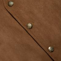 Chaleco informal de gamuza sintética de vaquero occidental para hombre, chaleco ajustado con cuello en V para ciclismo de motor y graduación, ropa social para hombre - details 22