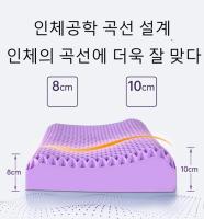 Almohada de Aire Transpirable Pectina Almohada de Cuello Cervical sin Presión con Espuma de Latex para Adultos Lavable con Agua - details 5
