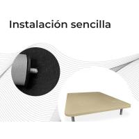 pata roscada, patas roscadas, patas metálicas, patas para somier, patas para base tapizada,