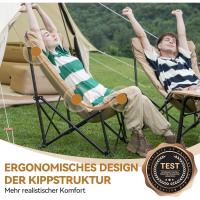 Silla de camping acolchada cómoda portátil de algodón al por mayor, silla plegable para exteriores, picnic, pesca, carga 136 kg - details 2