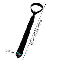 Corbatas de cuello estrecho de 5CM a la moda, fáciles de atar, corbata Formal de negocios ajustable, accesorios para el cuello, corbata de boda para hombres y oficina - details 0