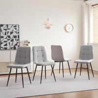 Juego de Comedor de Mesa Redonda 100cm con 4 Sillas Conjunto de Mesa y Sillas de Comedor, Cocina y Salón (Madera Oscura+Marrón Claro (PU)) - details 60