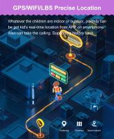 Reloj inteligente 4G para niños, dispositivo con GPS, WIFI, videollamada SOS, resistente al agua, cámara, Monitor, rastreador, ubicación, teléfono, 2024 - details 4