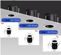 Mini Luces de Downlight LED Regulables Anti-reflejantes Ultra-delgadas de Aluminio - details 0