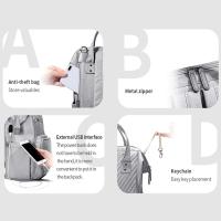 Sunveno Mochila para pañales Bolsa de pañales de maternidad Organizador para cochecito Viaje - Moda, Gran capacidad, Bolsillos aislantes - details 4