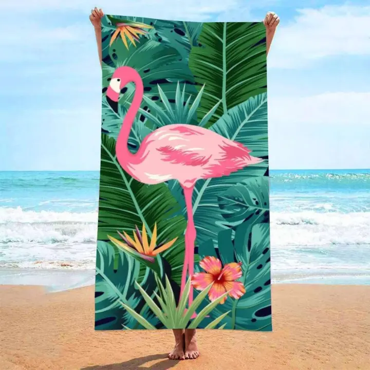 Toallas de playa de secado rápido de microfibra, toalla absorbente Boho con estampado de gran tamaño, súper manta para piscina - 1