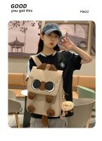 Nueva Mochila Ligera y de Gran Capacidad Estilo Coreano Ideal para Estudiantes de Primaria y Gatos Lindos - details 7