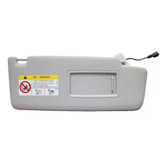 Panel de Visera de Sol Gris Espejo de Maquillaje para Coche con Cable Adecuado para VW TIGUAN L 2018 - 1