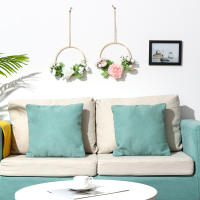 Decoración de fondo para el hogar, decoración de pared, flor de Rosa Artificial, aro Floral, ventana, puerta, colgante, guirnalda nupcial - details 5