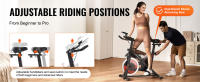 SucceBuy Bicicleta estática, resistencia magnética ajustable, tiene manillar ajustable en 2 direcciones y asiento ajustable en 4 direcciones - details 4