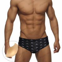 Jessborn bañador profesional con estampado de tiburón para hombre, ropa de baño simple, para surfear en la playa, primavera caliente - details 0