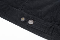 MAGCOMSEN-chaquetas de pana para hombre, abrigo Vintage forrado de lana Sherpa, grueso, cálido, con múltiples bolsillos, informal, de mezclilla, para invierno - details 5
