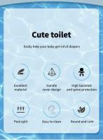 Silla De Entrenamiento Para El Baño Con Diseño De Dibujos Animados Tamaño Grande Portátil Con Cubierta De Almacenamiento Desmontable Para Limpieza Silla De Entrenamiento Infantil - details 7
