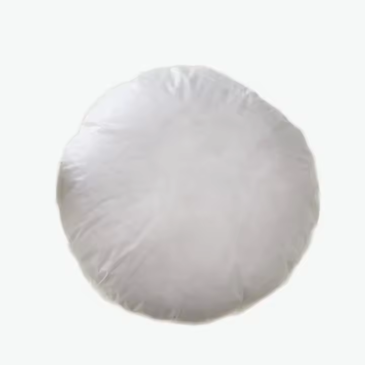 Núcleo de almohada redondo de algodón de varios tamaños, cojín blanco suave, núcleo de relleno, cojín redondo, núcleo Interior para el hogar - 1