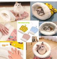 Bolsa de Dormir Cálida para Gatos Cama Suave Túnel para Nido Casa de Mascotas Cerrada para Gatos 2.5-7kg - details 3
