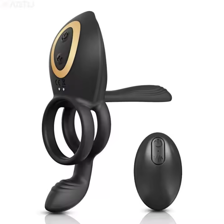 Leten-Anillo vibratorio para hombre, retardante de eyaculación, punto G, clítoris, estimulador Anal, juguete sexual para adultos para parejas - 1