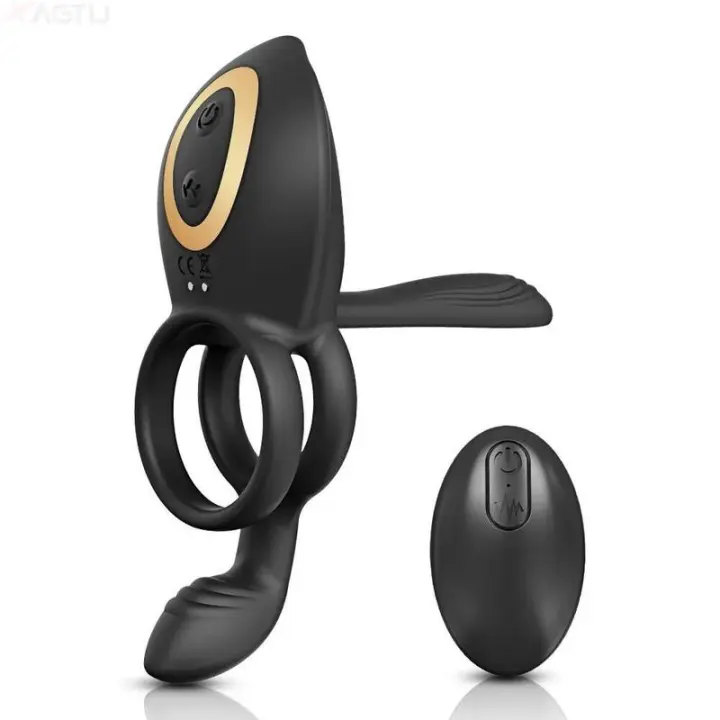 Leten-Anillo vibratorio para hombre, retardante de eyaculación, punto G, clítoris, estimulador Anal, juguete sexual para adultos para parejas - 1