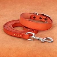 genuino mascotas pequeños, medianos grandes, Collar cuero duradero ustable para perros y cachorros, conjunto de correas XS-XL - details 2