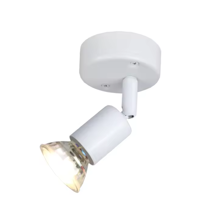 CBJKTX Foco de techo LED ajustable GU10 1 Focos de techo de llama Sala de estar industrial ajustable - 1