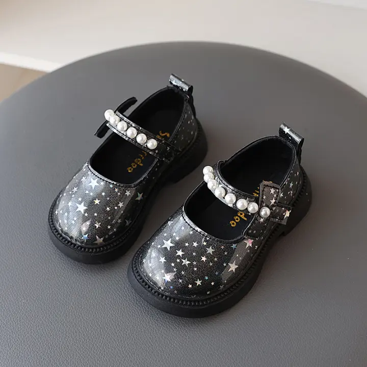 Zapatos de Cuero Suaves Antideslizantes para Niñas Estilo Princesa Elsa para Primavera y Otoño - 1