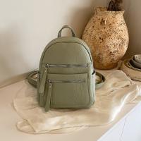 Nueva mochila para mujer 2025 mochila pequeña para mujer de color sólido bolso de viaje personalizado de moda versión coreana para mujer - details 9