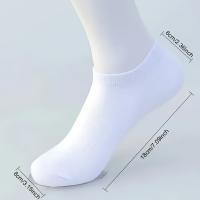 10 pares/3 pares/4 pares de calcetines cortos de color sólido - Suaves y cómodos, ligeros, adecuados para el uso diario y el deporte, lavables en máquina. - details 4
