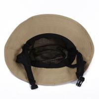 Sombrero de cubo para acampar a la moda Simple, Color sólido, a prueba de viento, sombrero de playa para exteriores, protección UV, gorra con protección solar transpirable para senderismo - details 9