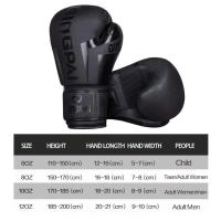 Guantes de Boxeo para Niños y Adultos 6/8/10/12oz Ideales para Entrenamiento de Golpes de Boxeo, Sanda Muay Thai, MMA, Karate - details 0