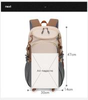 Mochila de escalada al aire libre, almacenamiento grande, viaje, compras, Camping, bolsa de corta distancia, portátil universitario, mochila escolar - details 0