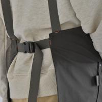 Uniforme de cocina delantal impermeable de estilo japonés coreano con bolsillos delantal de cocina Simple delantal suave sin mangas de Color sólido Chef - details 5