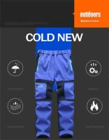 Fashion Brand Waterproof Boy Girl kids Pants Warm Trousers Sporty Climbing leggings Children Patchwork Soft Shell Outfits autumn - details 15