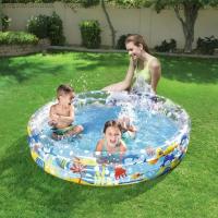Tubo de Baño Móvil Circular de 152cm x 30cm Equipado con Anillos de Piscina Transparente - details 5