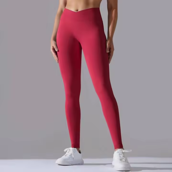 Leggings de yoga para mujer, pantalones deportivos sin costuras, cintura alta, levantamiento de cadera, entrenamiento, correr - 1