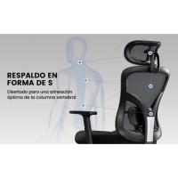 Silla de Oficina Ergonómica con Soporte Lumbar