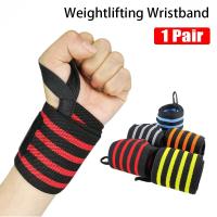 Muñequera de soporte para muñeca, muñequera de levantamiento de pesas para entrenamiento de gimnasio, Vendaje deportivo con lazo para el pulgar, correas de sujeción, envolturas para muñeca, 1 par - details 0