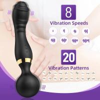 Potente varita consoladores vibrador para mujer, estimulador del clítoris del punto G, masajeador vaginal, masturbador femenino, Juguetes sexuales para adultos - details 1